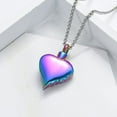 thumbnail image 3 of Cremation Jewelry Angel Wing Heart Urn Necklaces for Ashes for Women Men Memorial Lockets Pendant Engraved Always in my Mind Forever in my Heart, 3 of 6