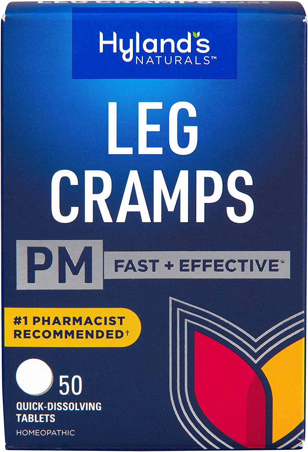 Leg Cramps Tablets by Hyland's Naturals, PM Nighttime Formula, Natural