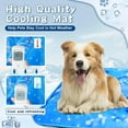 thumbnail image 3 of Cool Pet Pad,Dog Cooling Mat,Suitable for Dogs and Cats,Suitable for All Types of Pets,Washable and Portable,Summer Keep Your Pet Cool (29.5X29.5in), 3 of 9
