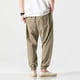 thumbnail image 5 of Pantalones de Hombre Cintura Elástica Color Sólido Doble Bolsillo Casual Cónico Pantalones de Longitud Completa con Cintura Elástica, 5 of 8