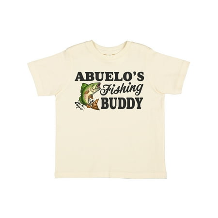 

Inktastic Abuelo s Fishing Buddy Gift Toddler Boy Girl T-Shirt