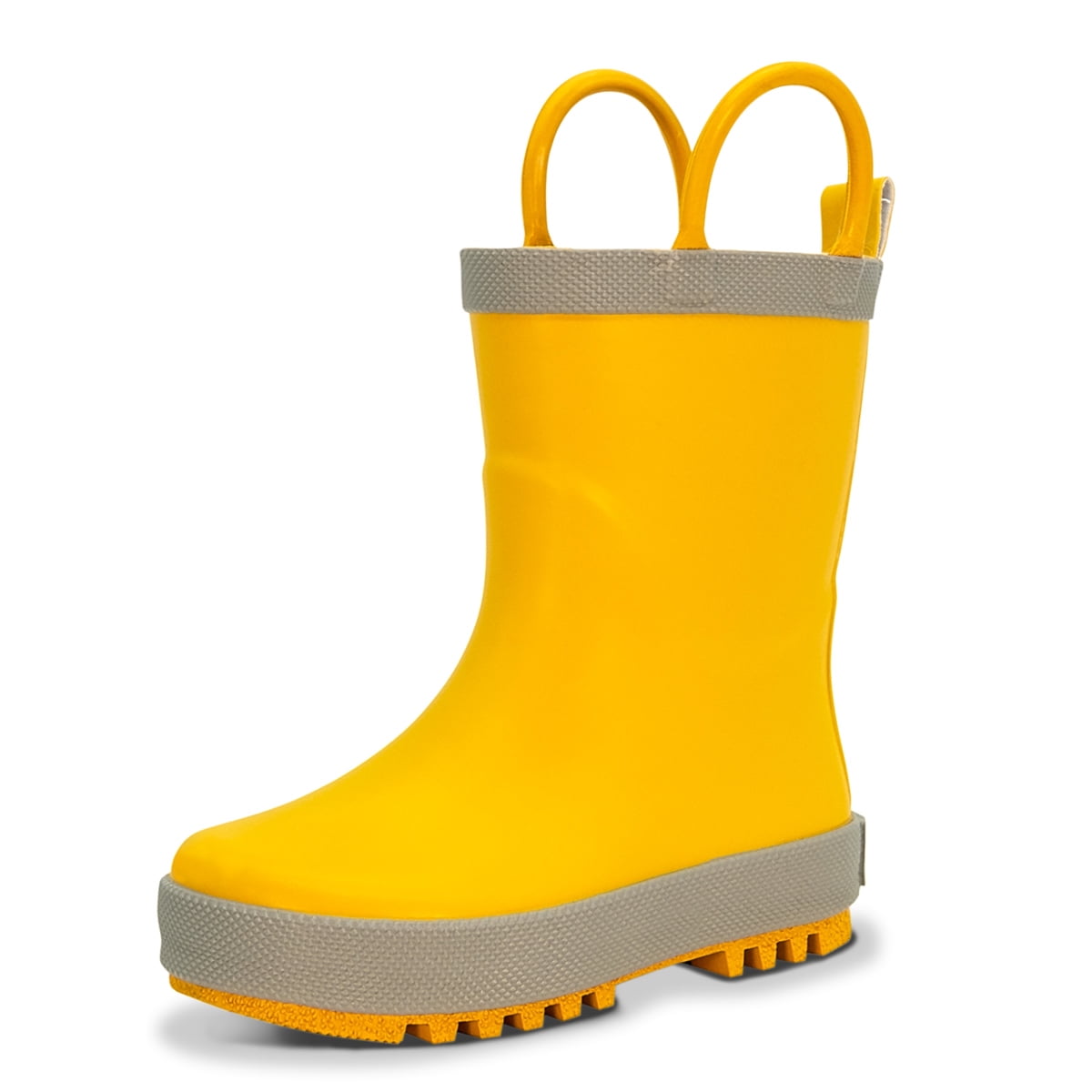 Jan & Jul Kids Wellies Rain Boots (Yellow, Size 6.5 Toddler) - Walmart.com