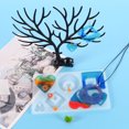 thumbnail image 3 of Techinal Jewelry Casting Molds Round Heart Square Pendant Resin Molds with Hanging Hole, 3 of 8