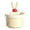 White, variant on Sktrjpolfis Bunny Carrot Handle Sink, Plastic Sink Strainer Filter Basket, Portable Food Scrap Catcher, Multifunctional Fruit Veggie Colander for Kitchen Sink Countertop