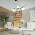 thumbnail image 6 of VONN Chianti 54" ETL Certified Integrated LED Aluminum Chandelier -Antique Brass, 6 of 7