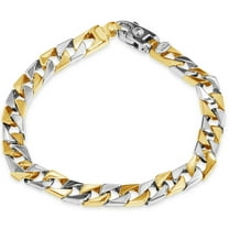 Pompeii Men's Link 14k Gold (36gram) or Platinum (59gram) 7.5mm Bracelet 8.5" (,)