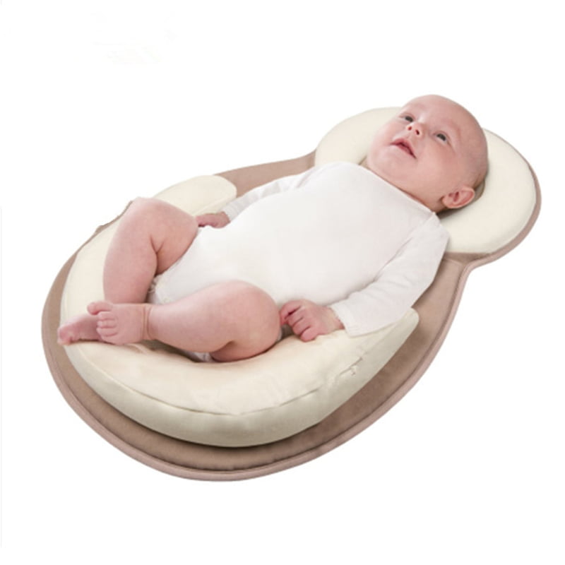 Portable Baby Protection Pillow Sleep Cushion Pad Newborn Crib Nest Bed Mattress 