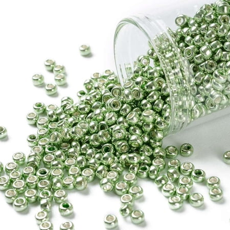 10 g TOHO 8/0 Round Beads Japanese Seed Beads (560) Galvanized Kiwi 3mm Hole: 1mm about 222pcs/10g