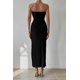 thumbnail image 2 of Vestido PRETTYGARDEN Maxi Bodycon Strapless Negro Talle S, 2 of 6