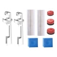 thumbnail image 4 of koolsoo 9 Pcs Embout de Queue de Billard, Cubes de Craie, Fournitures de Billard, Formeur de Queue de Billard Argent, 4 of 9