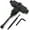 Ze-black & Black, variant on All-in-One Skate Tools Multi-Function Portable Skateboard T Tool Accessory with T-Type Allen Key and L-Type Phillips Head Wrench Screwdriver