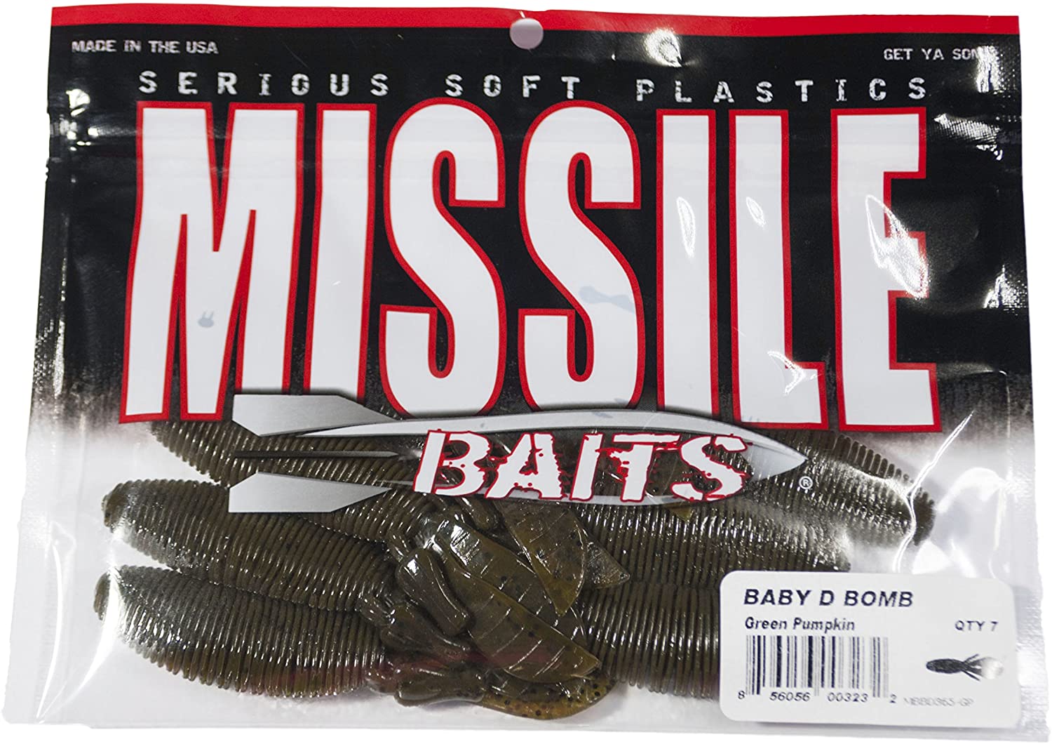 Missile Bait Baby D Bomb Green Pumpkin 7pk - image 2 of 2