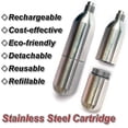 thumbnail image 2 of 12g Refillable Portable Co2 Cylinder Cylinder With Thread For Soda Water, 2 of 4