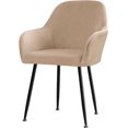 thumbnail image 1 of EcoNesxp Chaise de Bureau Extensible à Dossier Mi-Haut Fauteuil Pivotant pour Bureau Ensemble de Chaises de Salle à Manger Chaise de Salon avec Accoudoirs Ensemble de 2 Pcs, 1 of 5
