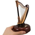 thumbnail image 5 of OULII Harp Music Box, Plastic, Brown, Unique Design, Excellent Sound, for Home Use, 5 of 7