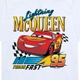 thumbnail image 3 of Cars - Lightning McQueen Think Fast - Youth Boys Short Sleeve Graphic T-Shirt, 3 of 5