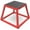 Red+Black, variant on Metal Plyo Box, Steel Step Up Boxes for Exercises, Plyometric Jumping Box Set Various Size Included 12/18/24/30Inch, Anti-Slip Plyo Boxes for Training, Plyometric Platform Box- Durable Home Gym