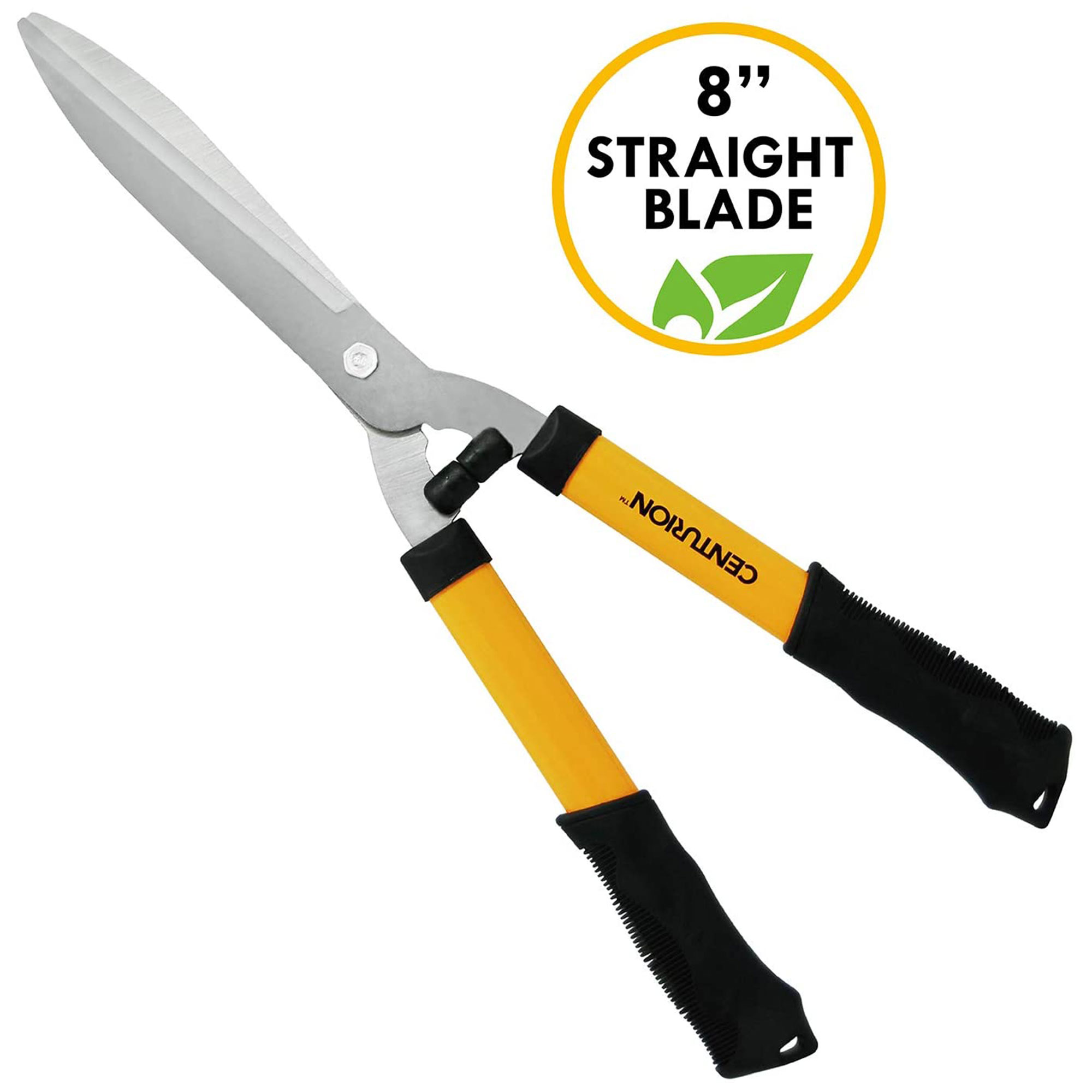 CENTURION 511 8 Inch Precision Steel Blades Hedge Shears w/ Non-Slip Grips - image 2 of 8