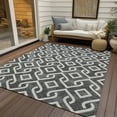 thumbnail image 6 of Addison Rugs Chantille Indoor/Outdoor Transitional Geometric Black Washable Rectangle Rug, 9' x 12', 6 of 6
