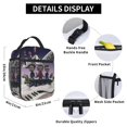 thumbnail image 6 of AJR Music Band Portable Lunch Bags Tote Shoulder Bag Insulated Lunch Boxes Picnic Beach Work, 6 of 9