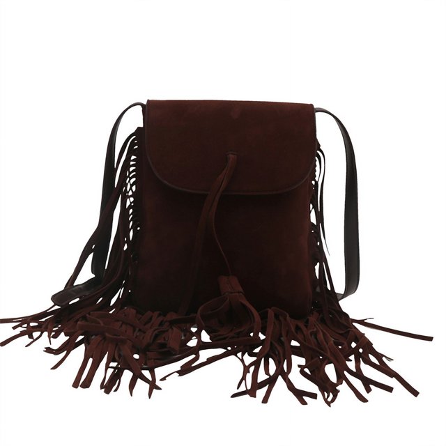 Bolso Bandolera Con Borlas 1