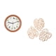 thumbnail image 5 of Reloj de pared,Reloj de pared con pájaro cantor Relojes de pared con pájaros,Relojes de pájaros con sonido Reloj decorativo que canta,Placa de pared con hojas de palma,Decoración de pared, 5 of 8