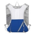 thumbnail image 1 of Colaxi Gilet de Course Gilet d'Hydratation Imperméable Équipement de Marathon Multifonctionnel Durabilité Respirant Réglable avec Bandes Réfléchissantes Blanc Bleu, 1 of 8
