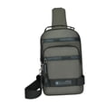 thumbnail image 4 of Bolso bandolera para hombre, bolsa de almacenamiento, bolsa de pecho impermeable para ciclismo, viajes, trabajo Verde, 4 of 10