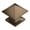 Bronze Tones, variant on Hickory Hardware Studio Collection Knob, 1-1/4" Sq - Veneti Bronze