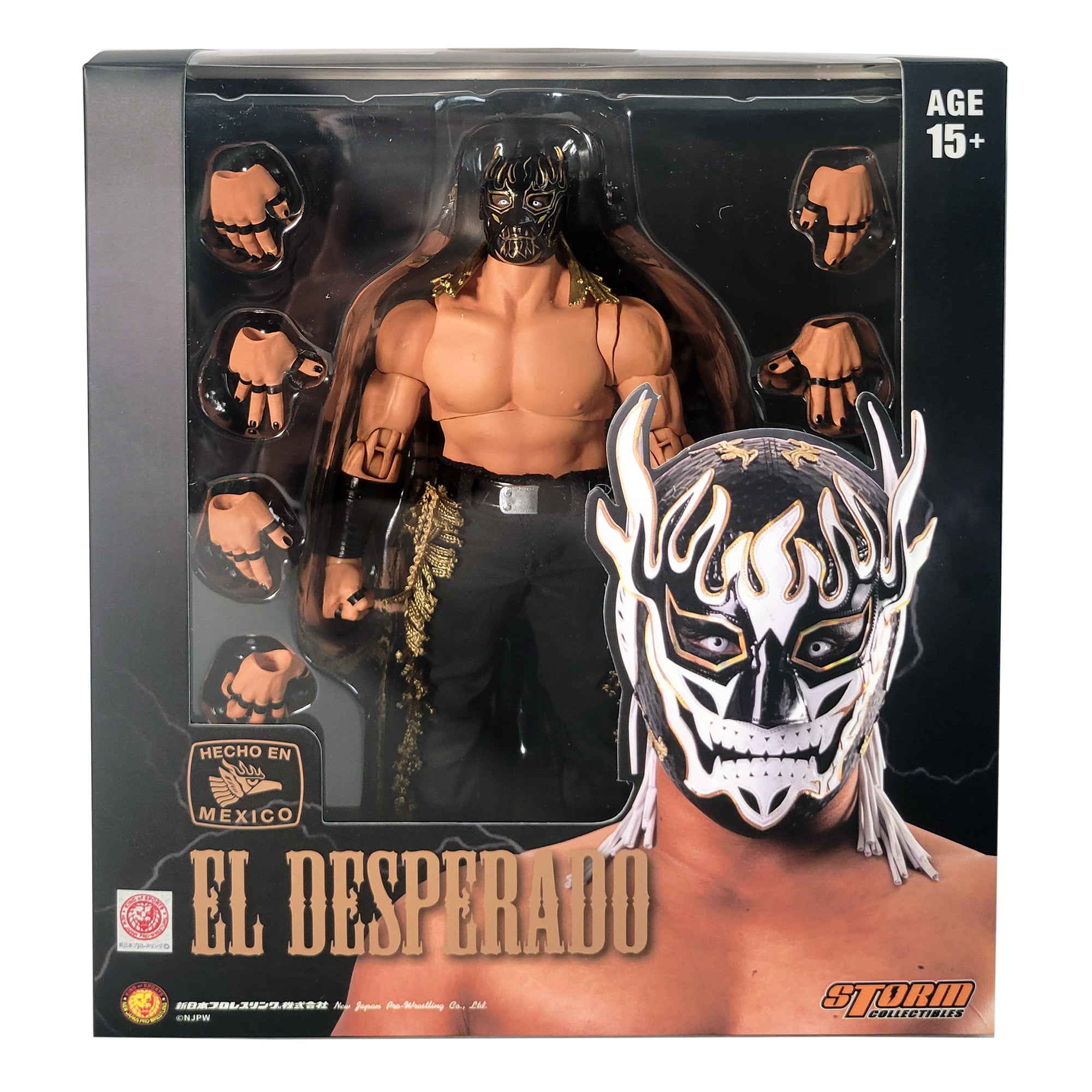 El Desperado (White Mask) - New Japan Storm Collectibles Ringside Exclusive  Storm Collectibles New Japan Toy Wrestling Action Figure