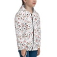 thumbnail image 5 of Naloa Cat Bear Rabbit Teenage Zipper Hoodie, Long Sleeve Zip Up Hoodies Casual Jackets Tops for 7-12 Years-Medium, 5 of 6