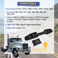 thumbnail image 2 of Heavy Duty Hood Latch Kit LH/RH for Kenworth T170, T270, T330, T370, T660 / Peterbilt 325, 335, 337, 340, 348, 384, 386, 567, 569, 579 / Mack CH/Blue Bird 315-5502/315-5503, 2 of 6