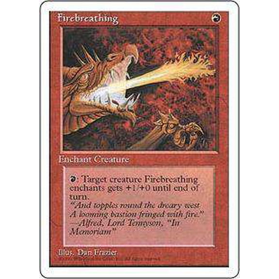MtG 4th Edition Common Firebreathing
