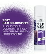 LOreal Paris Colorista Spray Temporary Hair Color, Purple, Aerosol, 2 oz