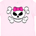 thumbnail image 4 of Inktastic Skull with Bow Girls Toddler T-Shirt, 4 of 5
