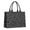 Gray Halloween Bats, variant on Large Capacity Tote Bag,Gray Halloween Bats and Spider Webs Handbag Fashion Luxury Tote Bag,15.7"x13"x 5.1" Inches,Laptop Compatible