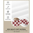 thumbnail image 2 of Dining Room Chair Cover,Country Style Gray and White Gingham Buffalo Check Elastic Stretch Chair Slipcovers Super Fit Desk Seat Cover Removable Kitchen Chair Set of 4, 2 of 5