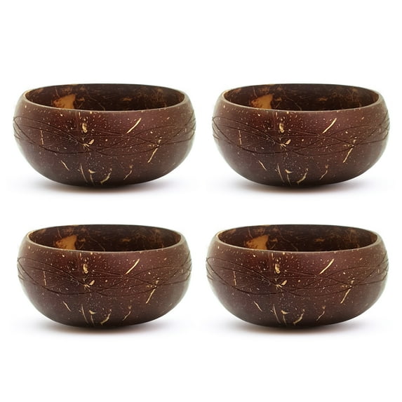 Rainforest Bowls Ripples Coconut Bowl 4-Pack