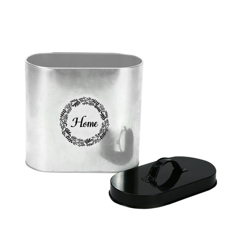 Metal Container w/Lid - Oval
