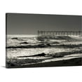 thumbnail image 1 of Great BIG Canvas | "Silver Sea I" Canvas Wall Art - 48x32, 1 of 2