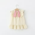 thumbnail image 4 of YHAJDS Baby Girls Floral Print Dress Ruffle Hem with Purse Set for 6 Months-4 Years, 4 of 5