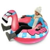 Inflatable GoFloats™ Flying Flamingo Winter Snow Tube - Toys - 1 Piece