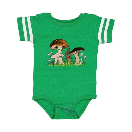 

Inktastic Mushroom Hunting for Morel Mushroom Gift Baby Boy or Baby Girl Bodysuit