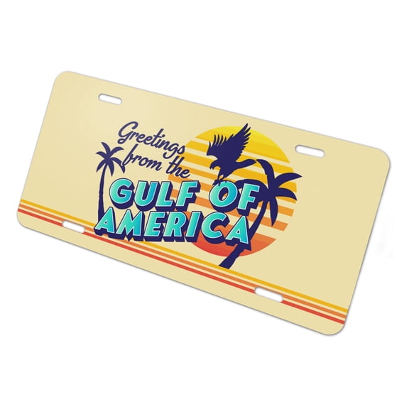 Gulf of America Postcard Novelty Metal Vanity Tag License Plate