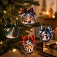 thumbnail image 6 of Qwtwty 12 Pcs Vintage Christmas Ornaments Set, Shatterproof Christmas Wooden Hanging Pendants with Gift Box Packaging for Home Holiday Party Decor, 6 of 7