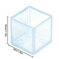 thumbnail image 3 of pitrice 4pcs/set Table Foot Cap Rubber Chair Leg Protector Square Furniture Floor Foot Pad, 30x30mm, 3 of 8