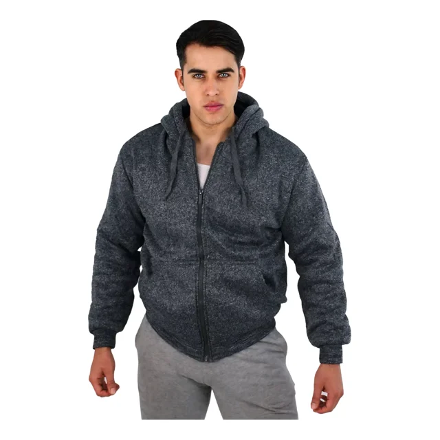 Sudadera Hoodie Hombre Borrega Con Capucha Negro Reimer