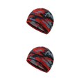 thumbnail image 4 of Gorros de calavera Eigraketly cómodos para deportes al aire libre de verano protector solar Camuflaje rojo 2Conjunto, 4 of 6