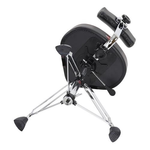 Gibraltar Hydraulic 16 in. Cordura Saddle Drum Throne with Backrest