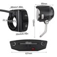 thumbnail image 4 of BCLONG 12~72V Electric Bike Front/Rear Light Set Ebike Headlight Tail LED Brake Lamps, 4 of 9